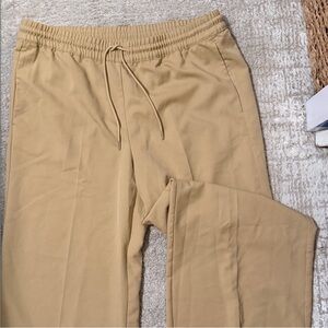 Women's Tan Wide Leg Pants Divided Sz. XL